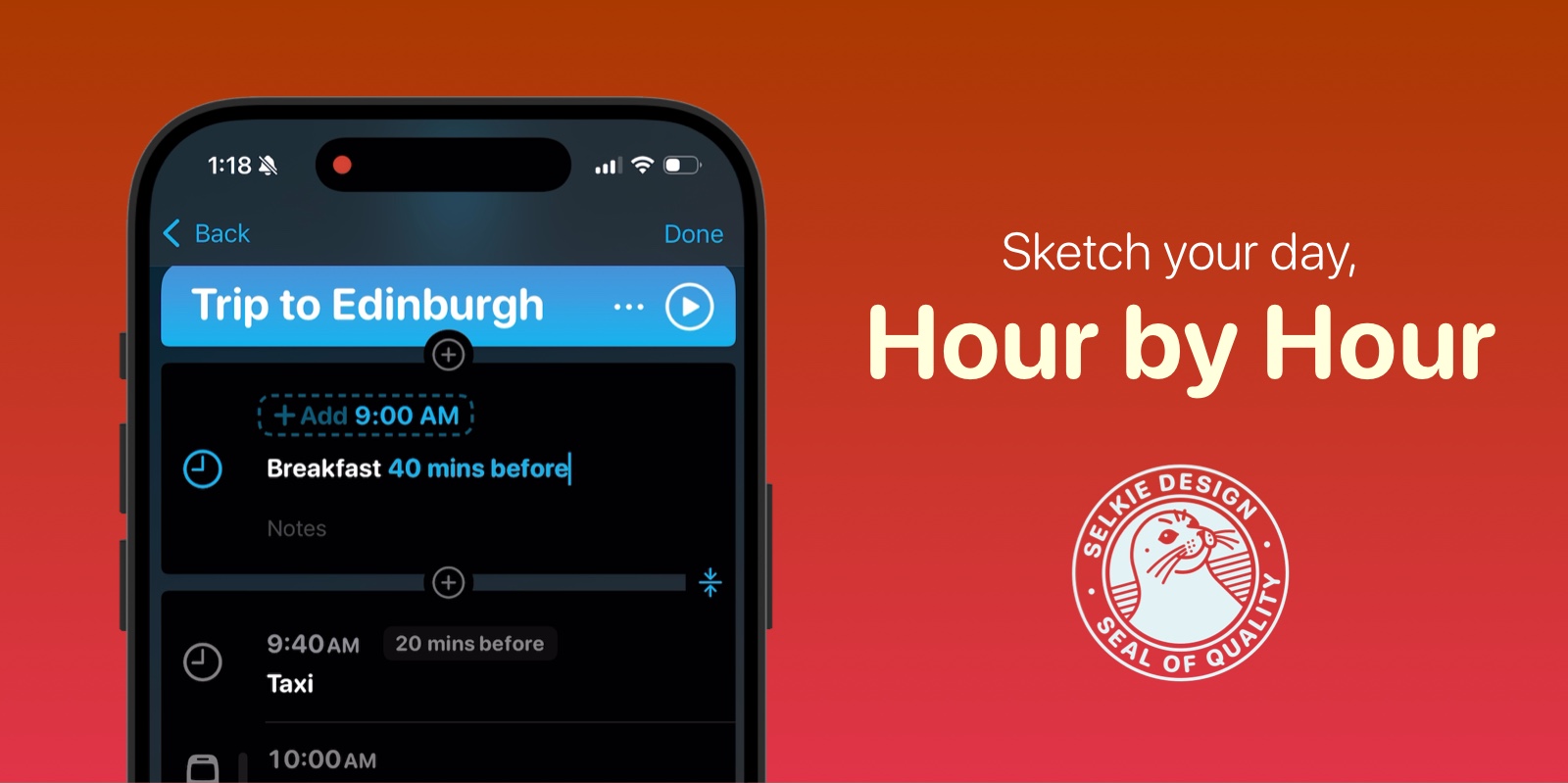 Hour by Hour has been named!